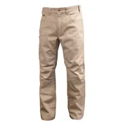 10oz AR/FR Stretch Canvas Utility Pant, 34" Inseam (Khaki) #PF5534-KH