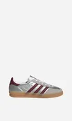Adidas | Gazelle Indoor - Silver Metallic / Shadow Red / Gum