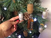 BEER Keg or WHISKEY Barrel ORNAMENTS - Set of 4