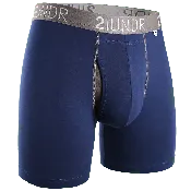 2UNDR Mens Swing Shift Boxer Briefs Solid