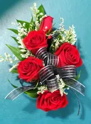 Colorful Linear Standard Wristlet Corsage