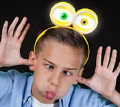 Flashing Minion Eye Headband
