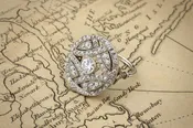 An Antique Diamond Plaque Ring