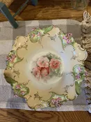 RS Prussia Pink Poppy serving bowl — Aunt Jennie's Attic
