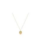 16" Necklace Gold - Inspire Love Small Gold Disc
