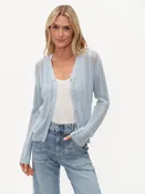 Blue Mist Crochet Sweater