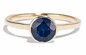 Allium Blue Sapphire Ring