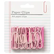 American Crafts Paper Clips 44/Pkg-Assorted Pink