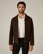 7 Diamonds Drifter Leather Jacket / Chocolate