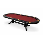 Custom 9 Foot Oval Poker Table