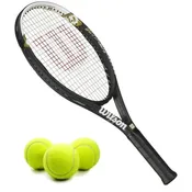 Wilson Hyper Hammer 5.3 Tennis Racquet Bundled w 3 Tennis Balls