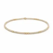 2mm Newport OYSTER + Gold Filled Waterproof Bracelet