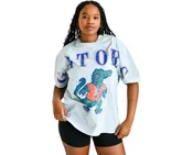 Florida Gators Gameday Social Southern Split Band Tee Powder Blue