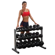 BODY-SOLID 3 tier Dumbbell Rack