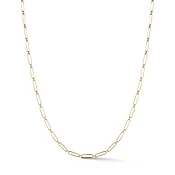 Alternating Link Grover Chain in yellow gold