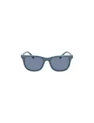 Teal Horn Square Sunglasses