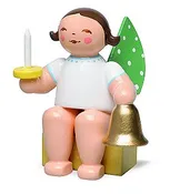 Angel Small With Bell And Candle – 1.5″ DISCONTINUED
