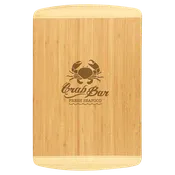 Bamboo Two-Tone Rectangle Cutting Board