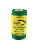 1/4 lb. Braided Nylon Twine - Green / White