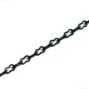 30″ Oxidized Silver Peanut Links Chain Necklace by Beaucoup Designs