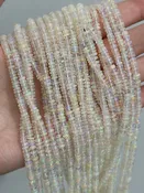 'AAA' Ethiopian Opal Rondelle Beads