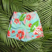 Aloha Shorts – Men's Floral Performance Training Shorts