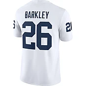 Saquon Barkley  Nike Penn State Nittany Lions White Road Barkley 26 Football Jersey