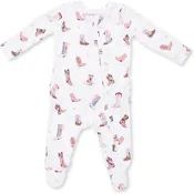 Angel Dear Buckarette Boots 2 Way Ruffle Back Zipper Footie