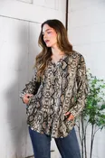 Animal Print Soft Tunic