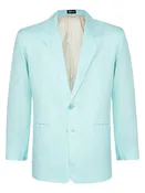 Aqua Skies Linen Jacket