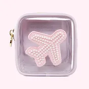 Airplane Clear Front Mini Pouch