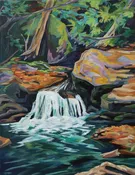 "Quiet creek moments"  11 x 14 — Framemakers