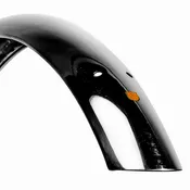 26" Smooth Fenders, 60mm - Silver and Noir