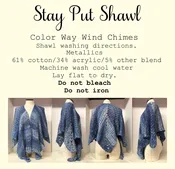 Stay Put Shawl Wind Chimes