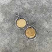 large single stirrup earrings