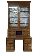 19th Century Bookcase Desk/Bureau​, 99"H, PA6886MB