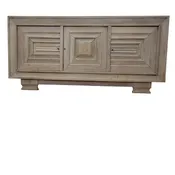 1930s French solid oak sideboard
