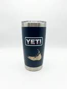20oz Tumbler - Patriotic Badge w/ Nantucket Island Engraved