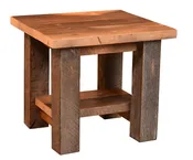 Almanzo End Table with Shelf | The Wood Carte