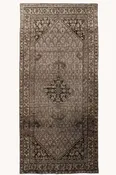 District Loom 1940s Vintage Persian Malayer Wide Runner Rug 5'4" x 11'8"