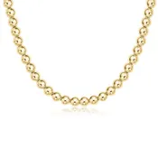 15" Choker Classic Gold 6mm Bead