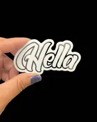 Hella Vinyl Sticker