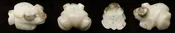 Alabaster  Frog  by Debra Gasper and Ray Tsethlikai  - Zuni Fetish