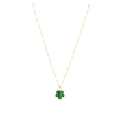 Adeline pendant necklace - malachite green