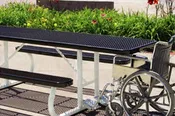 Accessible Rectangular Table - Portable