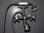 British Telephone Wall-Mount Faucet with Hand Shower