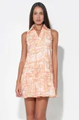 Adelyn Rae Gemma Embroidery Mini Shirt Dress