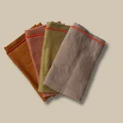 100% Cloth Napkins - Lagoon Mix (Set of 4)