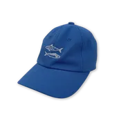 Cotton Twill Fishy Embroidery Adjustable Cap - Pacific