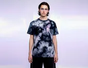 Thunderbolt Bunny Oversized Tie-Dye T-Shirt | Y2K Grunge Streetwear Graphic Tee | Symbolic Coney Island Inspired Fashion